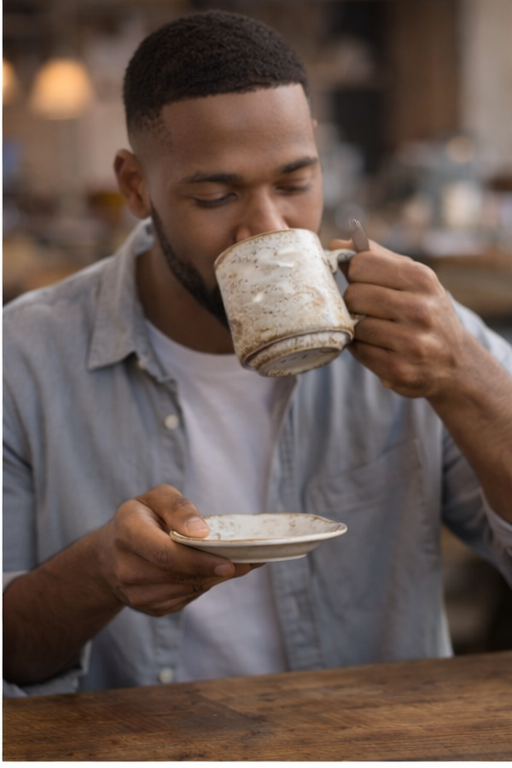 Stoneware Coffee Cup
