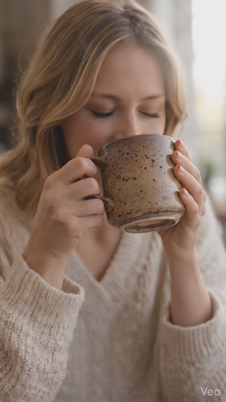 Stoneware Coffee Cup