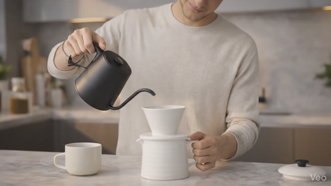 Hand-made Coffee Pot Set Ceramic Filter Cup Sharing Pot